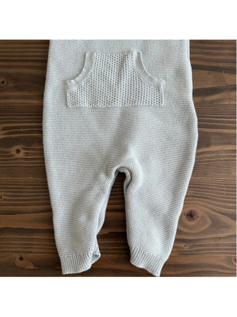 Carters Baby Footie 6M Gray Knit One Piece Sleeper Cozy Infant Outfit